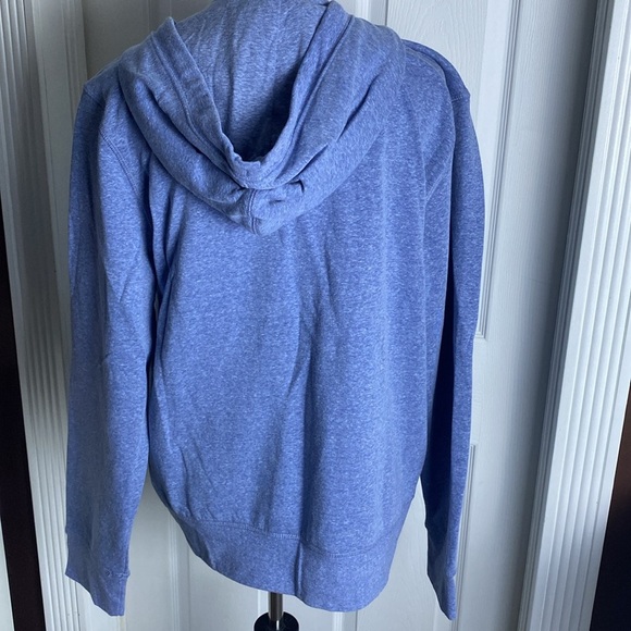 Sonoma Blue Heather Zip Front Super Soft Fleece Hoodie sz L NWT - Picture 3 of 3